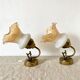 Pair of tulip sconces