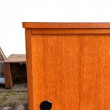 Golden oak sideboard