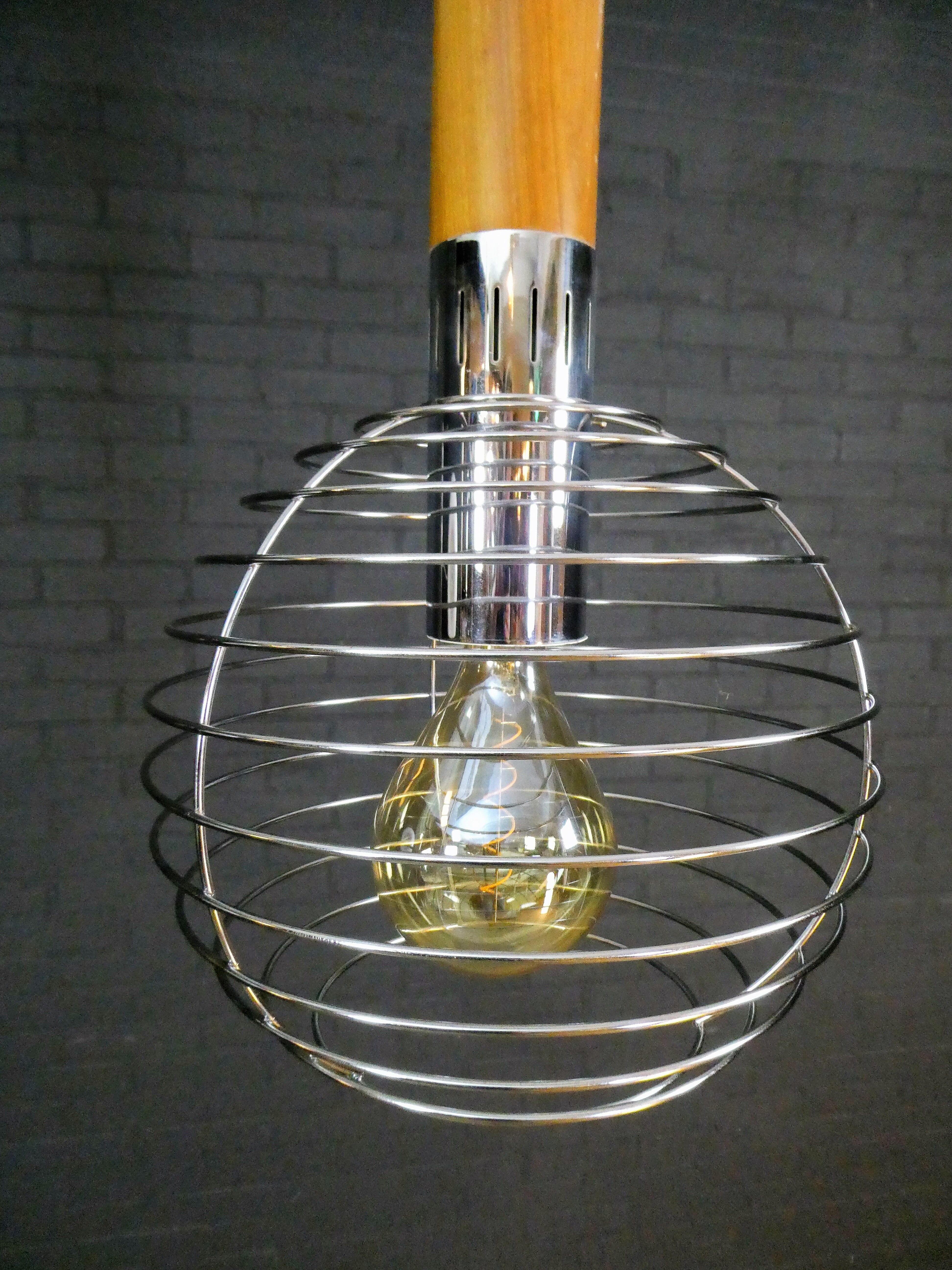 Unique Italian 'urban' hanging lamp by Esperia Luci