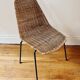 Ensemble de 5 chaises "Basket" par Gianfranco Legler, années 1950