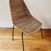 Ensemble de 5 chaises "Basket" par Gianfranco Legler, années 1950