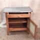 Parisian buffet in solid wood and enamelled sheet metal - mid 20th century.