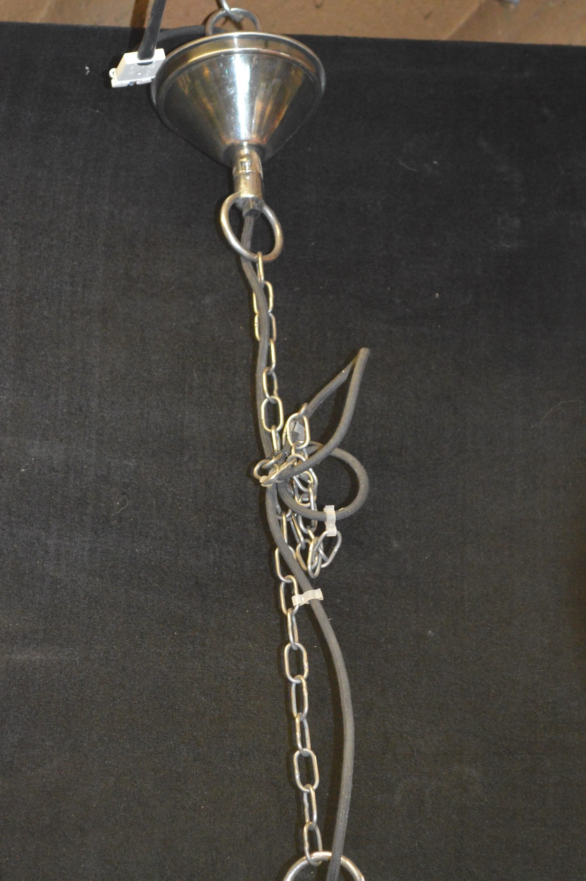 Industrial suspension chrome brass