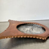 Art nouveau copper and metal picture frame