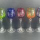 5 crystal stemmed glasses Cabinet WMF 21 cm