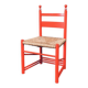 Austrian Folk Art Rush Side Chair, 1970s