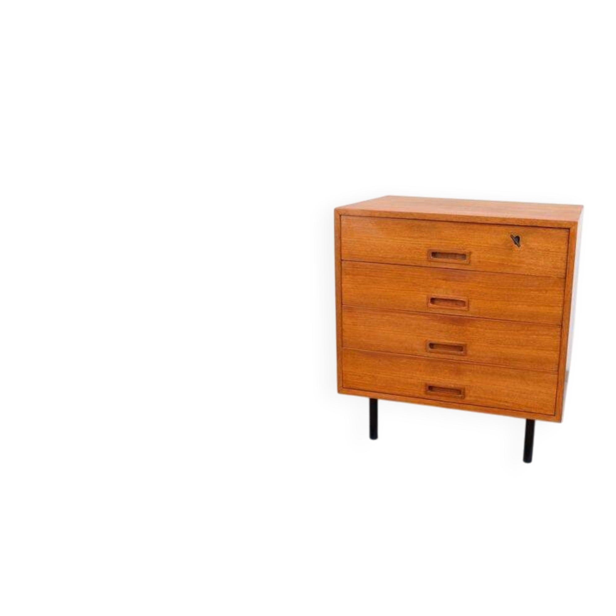 Vintage retro teak chest of drawers, 60s-70s style, 50s.