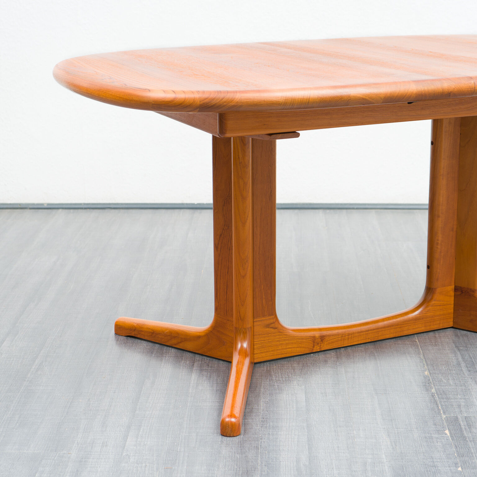 Dining table, Danish design, solid teak