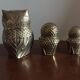 Family of owls owls brass