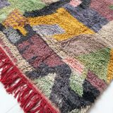 Moroccan Berber carpet Boujaad with colorful patterns 250x152cm