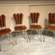 4 chaises petales vintage Tubmenager