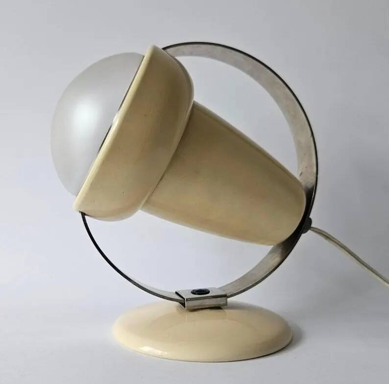 Midcentury Table or Wall Lamp Philips, Charlotte Perriand, Netherland, 1960s