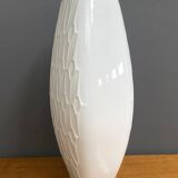 Large vintage white ceramic vase by Alka Kunst Bavaria
