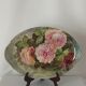 Decorative oval flat Limoges UC France