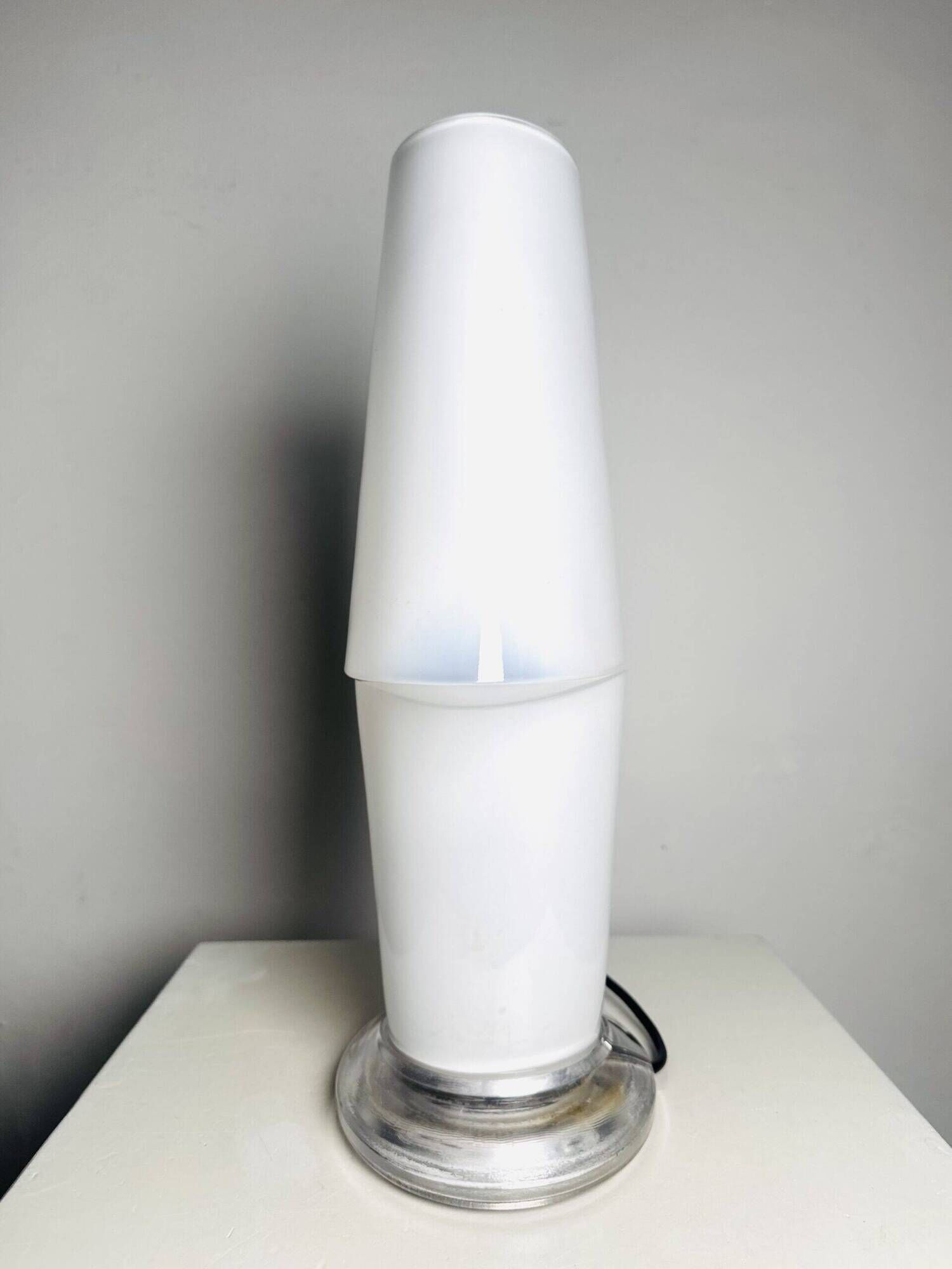 Sculptural Murano Glass Table Lamp By Daniela Puppa For A.V. Mazzega, Italy 1970S
