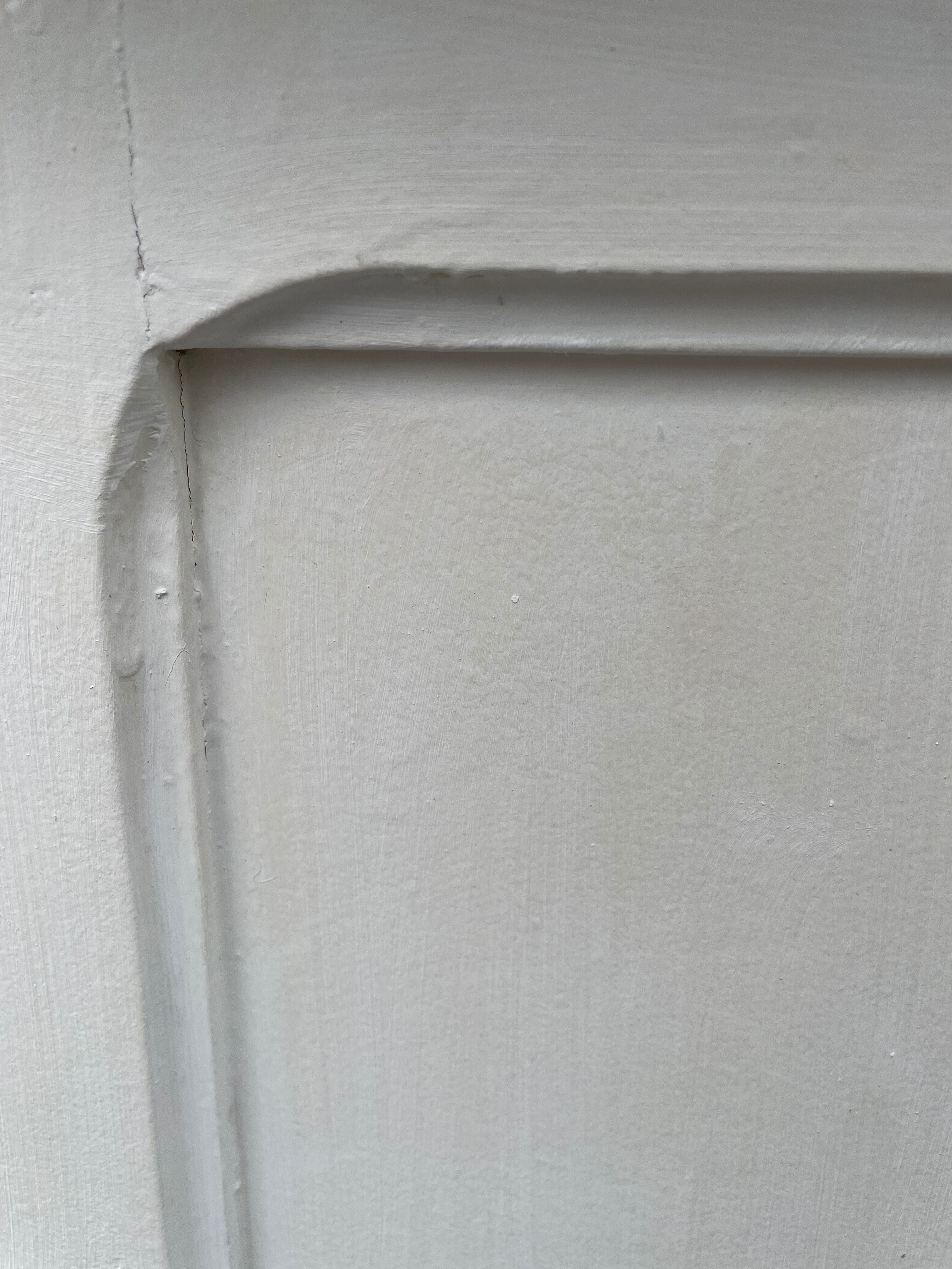 Moulded white sideboard