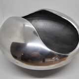 Ashtray - vintage space age aluminum pocket emptier