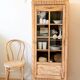 Armoire bonnetière Art Déco vitrée