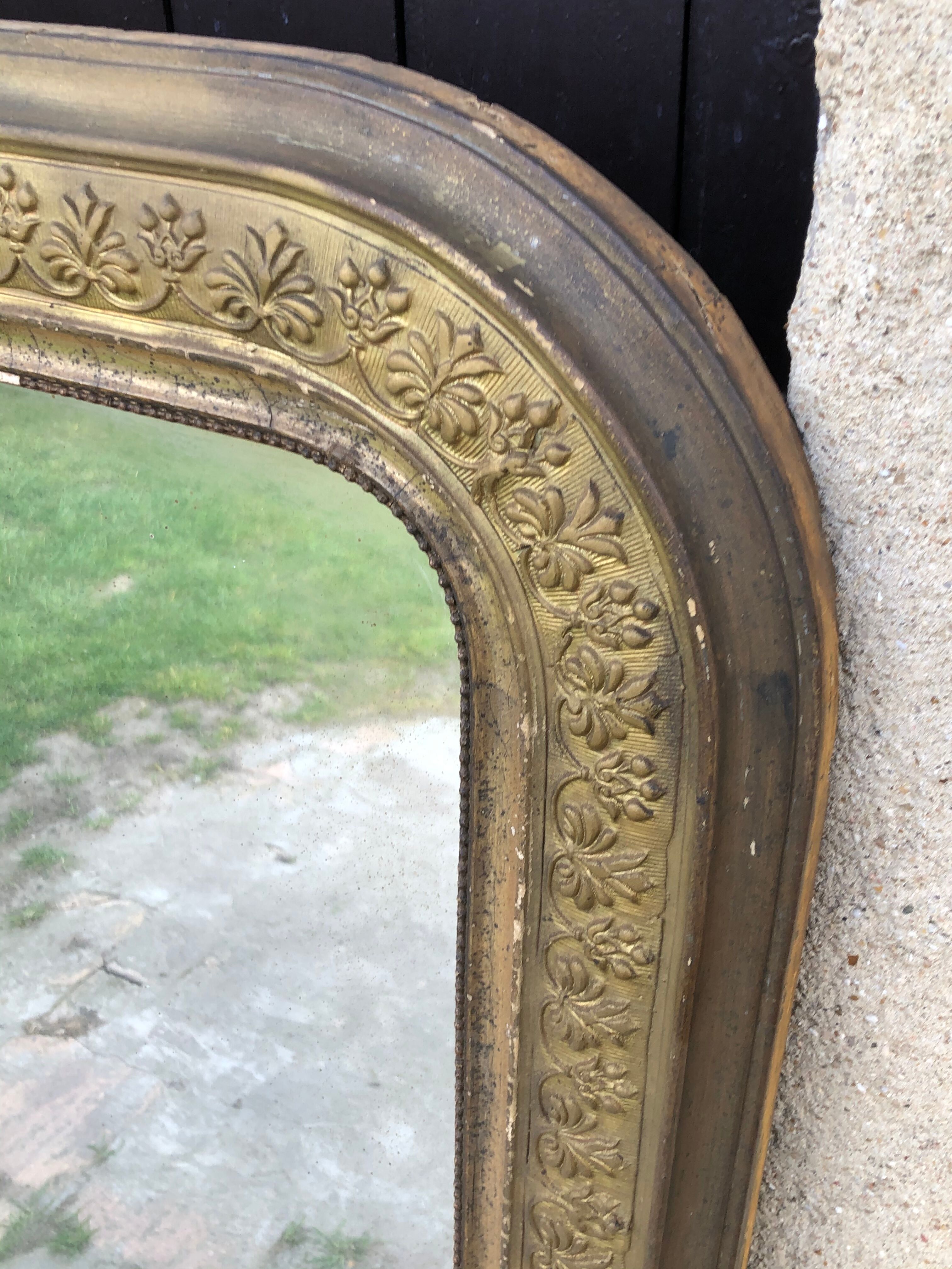 Glass mirror louis Philippe 83x116cm