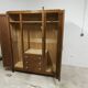 Mid-century armoire with large mirror, wardrobe and chest of drawers