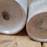 Duo of sandstone jam jars