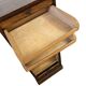 Vintage wooden filing cabinet with roller shutter