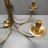CVL (Val de Loire Creations) ~ Chandelier ~ Chatelet Collection - 5 lights ~ Burnished brass - 21st century