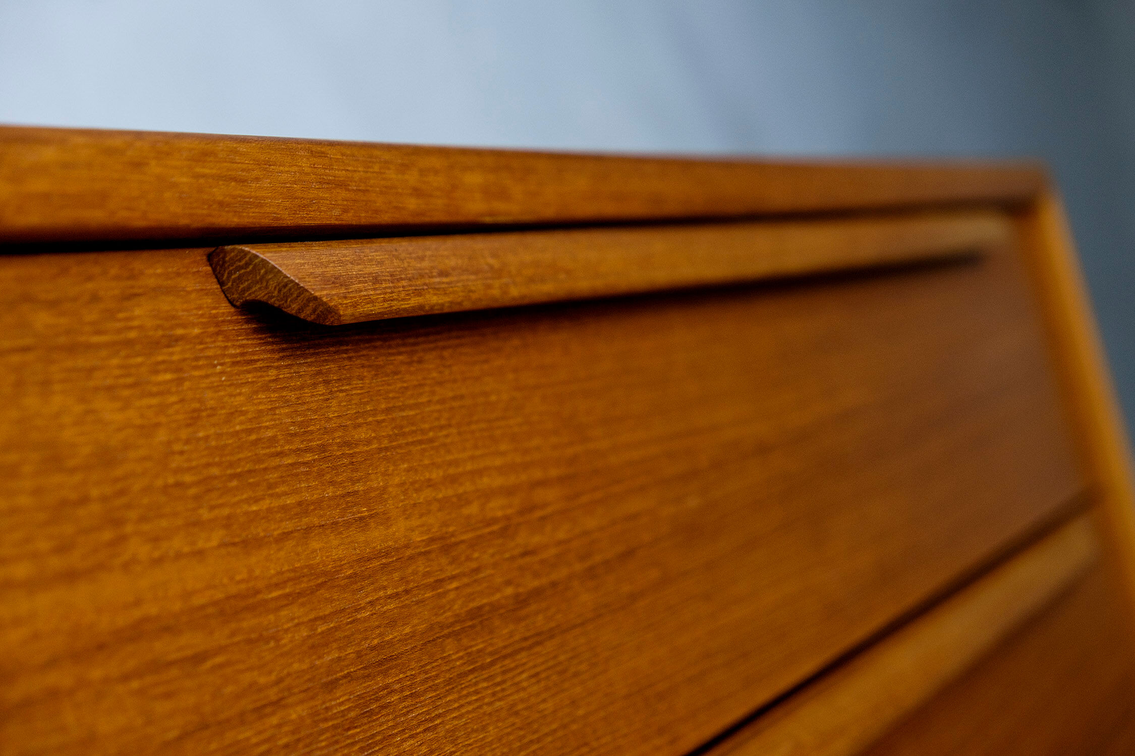 Vintage teak chest of drawers by Wk Möbel, 1970s