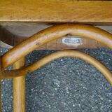 Série de 4 chaises Thonet Art déco bistrot blondes 1930