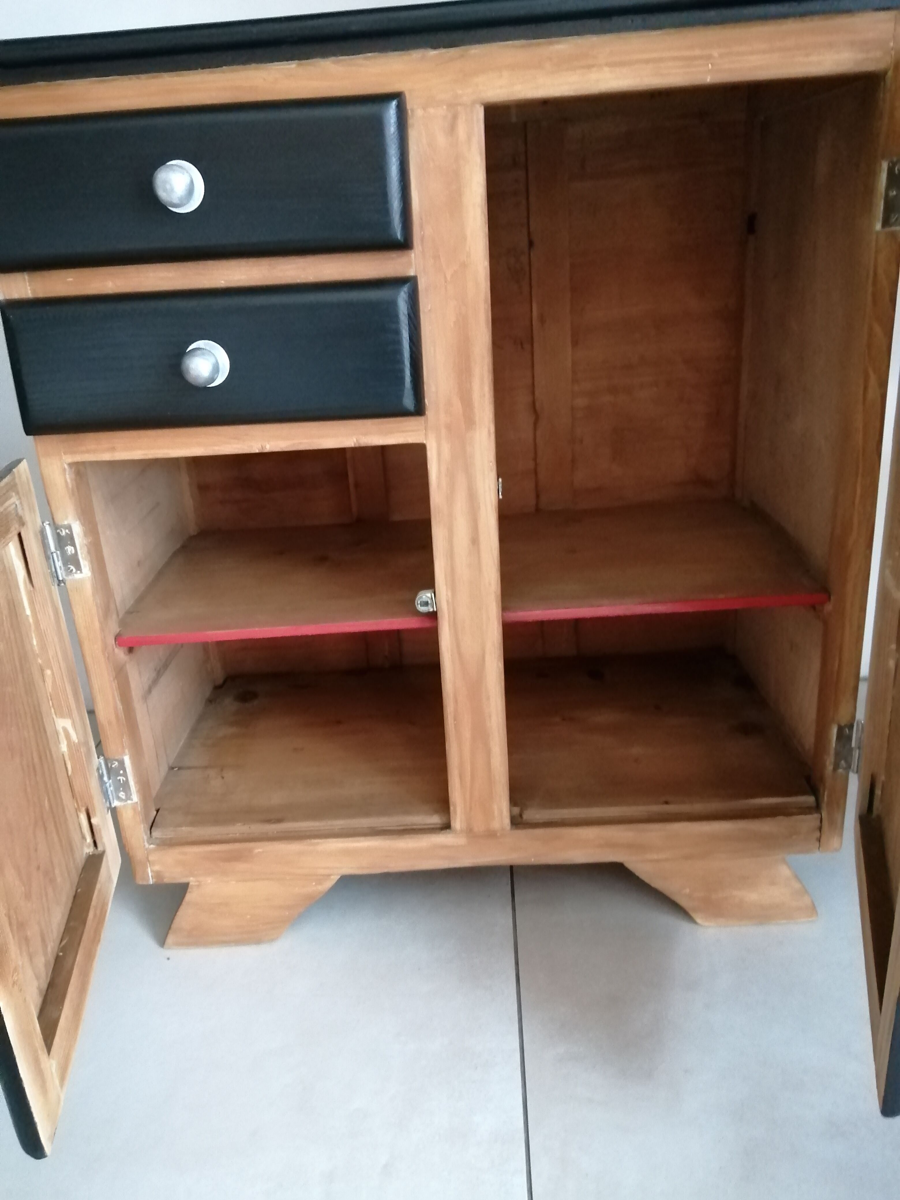 Mado-style wooden buffet