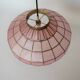 Suspension vintage en nacre rose