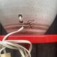 Pierre Pissareff, two-light lamp, signed, Dlg of Georges Pelletier