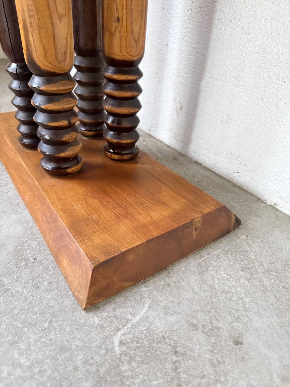 Dudouyt Courtray oak art deco console table