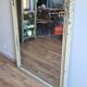 Large shabby chic Louis-Philippe mirror 139 × 106 cm – old-world charm
