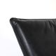 80s leather lounge chair