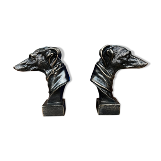 Pair of cast iron bookends
