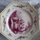 18th century antique hand-painted tableware set from Tournay