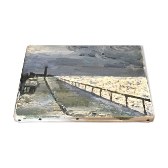 Seaside painting