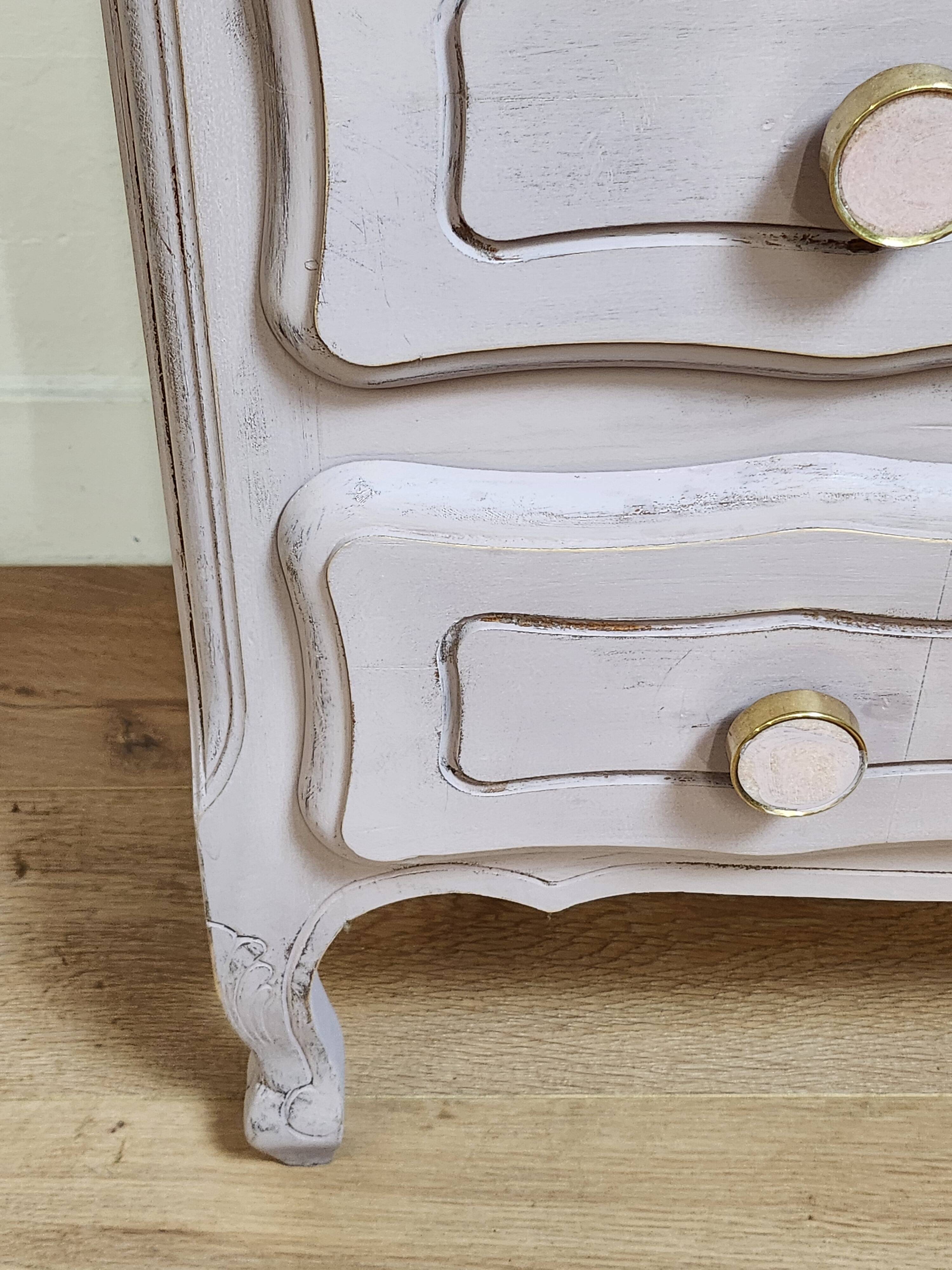 old pink restyled chest of drawers