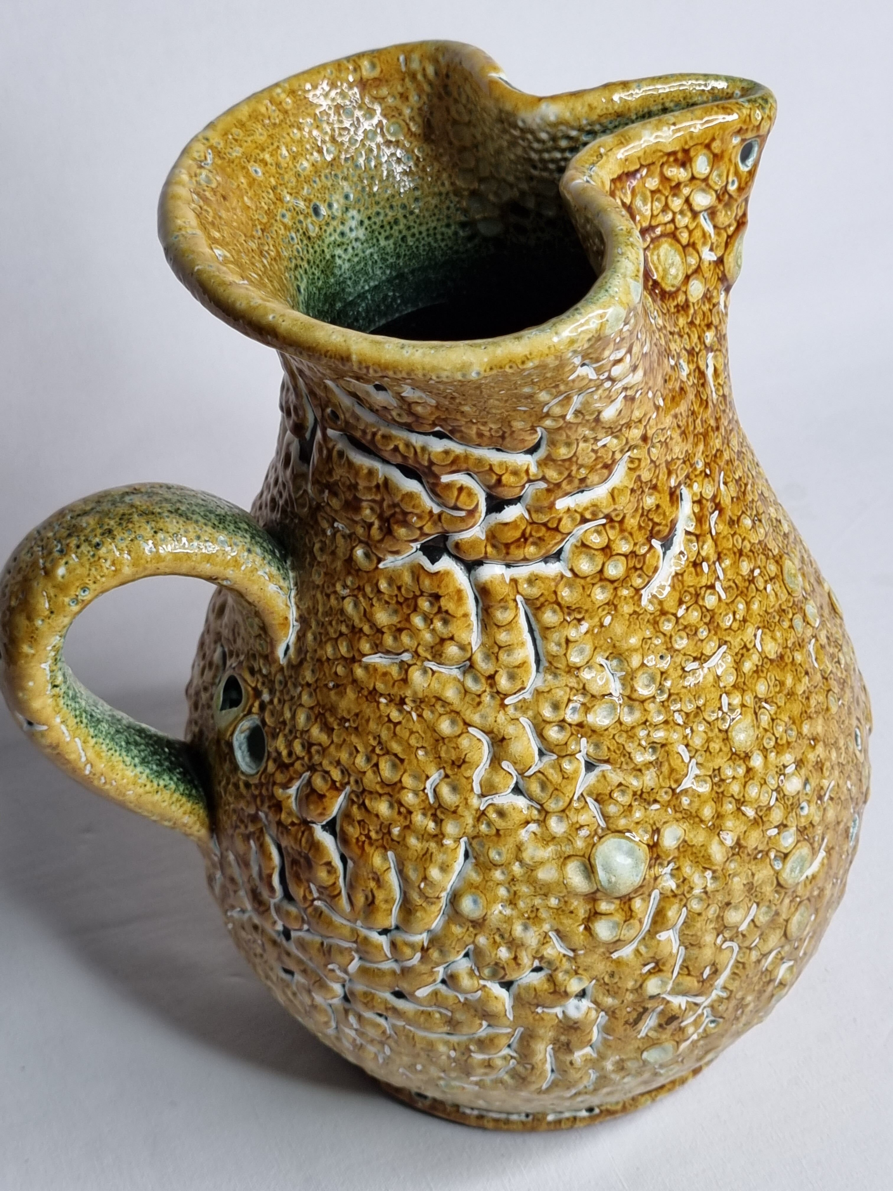 Vintage fat lava orangeade decanter