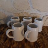 Beer mugs Porcelain by France Pillivuyt posters Toulouse Lautrec