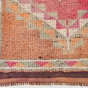 3x12 Pumpkin Orange & Pink Turkish Runner Rug, 83x392Cm