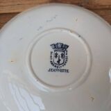 Antique coffee cup with saucer, Saint Amand and Hamage, Jeannette model