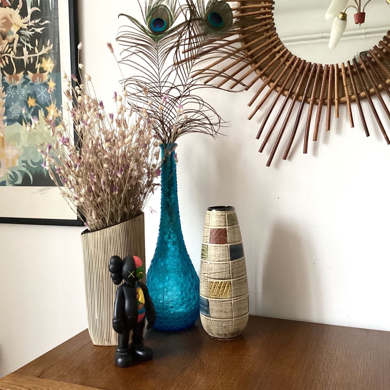 Italian glass bottle