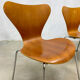 Ensemble de 4 chaises vintage 'Butterfly' 'vlinder' Fritz Hansen Arne Jacobsen