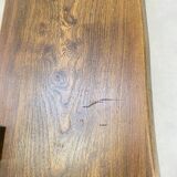 Brutalist elm bench by Aranjou