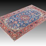 Tapis d'Orient d'Iran Ispahan Ancien : 0.98 X 1.62 Mètres