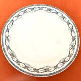 R&A (Rigale and Ameline) Salins Earthenware Compote Model Récamier