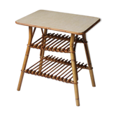 Vintage rattan table