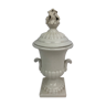 Vase médicis couvert en porcelaine blanche, xxème